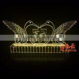 2016 New Acrylic Ice Sculpture With LED Lights, LED Edge Sign thumbnail-3