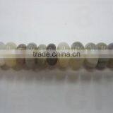 Natural Botswanna Agate Roundel Bead Mineral Gemstone for Jewelry Making thumbnail-1