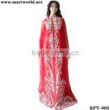 Festive Red Kaftan India With Pearls Beads and Rhinestones (KFT-002) Quality Choice Most Popular