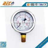 Half Stainless Steel Shock Proof Manometer Pressure Measurement Devices thumbnail-1