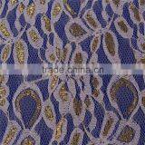 High Quality Indian Metallic Lace Fabric for Ladies Party Evening Dress thumbnail-5