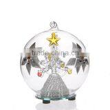 Wholesale Glass Ball With Christmas Tree Inside Lighted up