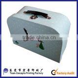 Custom Promotion Children Paper Suitcase Box Luggage Box