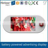 FlintStone 9 inch LCD display monitor, plastic case LED video signage, portable flat panel display