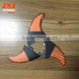 Orange Half Carbon FCS II G5 M Fins With Fiberglass and Bamboo Material for Surfing 002 Size M thumbnail-3