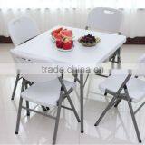 Square Folding Table, Small Folding Table, Plastic Folding Table, Folding Coffee Table thumbnail-1