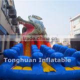Newest giant crocodile inflatable slides for sale