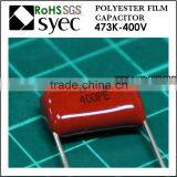 47000pF 400VDC PEN 473K 400VDC Polyester Film Capacitor