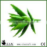 Potted Artificial Aloe Pick Plant in Green for Table Centerpiece Decor thumbnail-2