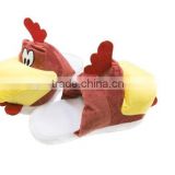 plush chicken slipper/soft toy factory made plush chicken slipper/ chicken soft slipper/custom chicken animal slippers