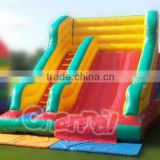 Fourfold stitching commercial grade inflatable rental used slide