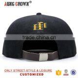 New Leather Hat/cap Leather/6 Panel Leather Brim Snapback Hat thumbnail-5