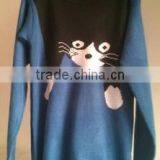 Wholesale High Quality Cute Printed Women Sweater thumbnail-1