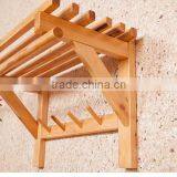 Towel shelf wooden towel rack towel rail