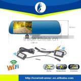 5 Inch GPS Bluetooth Wireless Wifi Night Vision Waterproof Rear View Mirror Car Camera Recorder Dvr