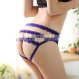 Women Ladies Sexy Open Crotch G-string Panties Briefs Thongs Lingerie Underwear thumbnail-1