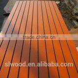 Slotted Melamine MDF/melamine Slot Mdf/slotted Mdf Panel for Supermarke