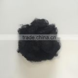 black recycled polyester staple fiber for automotive non-woven