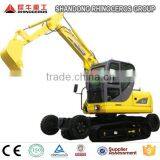 0.3 Cbm Bucket Size Wheel Excavator Crawler Excavator for Sale