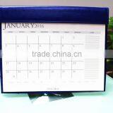 2016 Leather Table Calendar /wall Calendar, Custom Dairy for Gift thumbnail-3