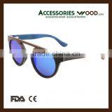 Unisex Retro Style Oversized Frame Eye Glasses Wood Sunglasses Women Men Sun Glasses US thumbnail-2