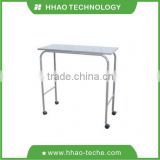 Movable overbed table/ cardiac table ( fixed height)
