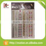 Tattoo Sticker Type and Temporary Feature Gold Foil Temporary Tattoos thumbnail-2
