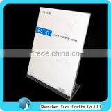 Acrylic Frames for Poster Slant Label Holders PMMA Menu Holder Acrylic Sign Holder