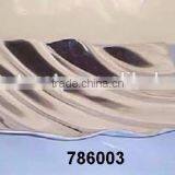 Table Decoration Aluminium Metal Six Column Fruit Tray Rectangular Shiny Mirror Polish thumbnail-4