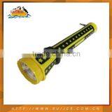 Promotional Two Color MIX Injection Rechargeable Plastic Led Flashlight Torch thumbnail-1