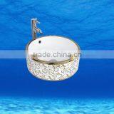 Artificial Bathroom Porcelain Home Garden Wash Color Basins With Cabin thumbnail-6