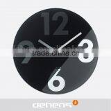 DEHENG Modern Numbers 3&6&9&12 Glass Wall Clock thumbnail-2