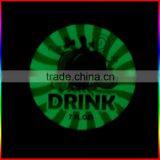 Drinking Bottle Cap Glow in the Dark Epoxy Sticker thumbnail-3