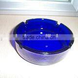 Custom Made Ashtray and Frosted Blue Glass Ashtray , Wholesale Ashtray thumbnail-1
