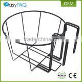 Made in China Balck Iron Metal Wire Garden Hanging Flower Pot Rack thumbnail-4