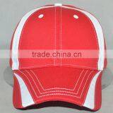 Half Dry Fit Half Cotton Cap Popular Model Design Red&white Cap
