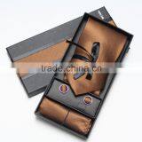 Men's 100% Woven Silk Tie With Hanky thumbnail-5