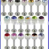 Lip Piercing Stud Titanium Labret Ring Body Piercing Jewelry