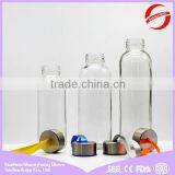 Set of Round Clear Water Glass Drinking Bottle thumbnail-1