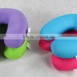 Total Solid Color Horse Shaped Neck Pillow,with Microbeads Filling thumbnail-4