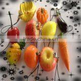 Yiwu Factory Cheap Price/Fake Fruit Keychains