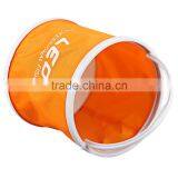 LEO Foldable Portable Canvas Fishing Pail Bucket Folding Outdoor Equipment Fishing Bucket Fishing Equipment 3 Colors thumbnail-5