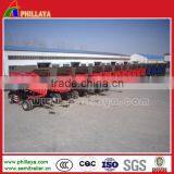 2 Axle 15-30ton Side Wall Dumper Self Unloading Full Trailer Draw Bar Truck Trailer thumbnail-2