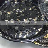 Disposable Sushi Tray Sushi Round Tray Plastic Take Away Food Tray thumbnail-3