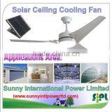 Vent Goods Ceiling Fan With Light Roof Mounted Industrial Exhaust Fan With Solar Panel Battery thumbnail-3