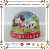 Snow Globe With The Magnet,Fridge Magnet For Tourist Souvenirs,OEM Fridge Magnet Plastic Photo Snow Globe thumbnail-1