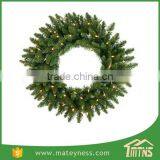Wholesale Christmas Wreath Decorations Christmas Door Wreath With Lights thumbnail-1
