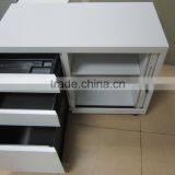 Mobile Pedestal Tambour Door File Cabinet With 3 Drawer thumbnail-2