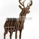 The Elk Home Furnishing Decor Craft Ornaments Creative Wooden Crafts European Wood Ornaments(Middle Size) thumbnail-2