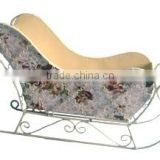 Christmas indoor decoration floral sled